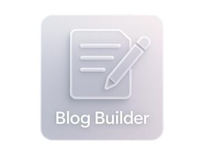 Blog Builder